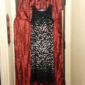 Animal print maxi